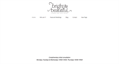 Desktop Screenshot of brightandbeautiful.co.za
